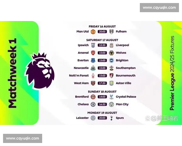 最新英超完整赛程查询及球队对战时间安排指南